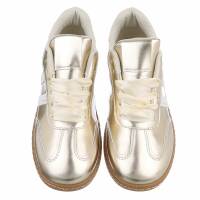 Damen Low-Sneakers - gold
