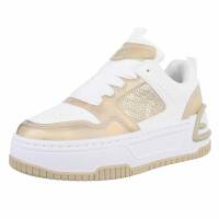 Damen Low-Sneakers - gold