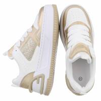 Damen Low-Sneakers - gold