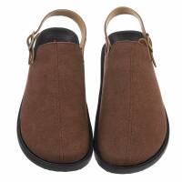 Damen Pantoletten - brown