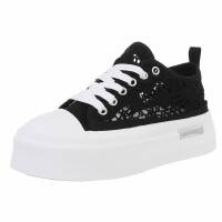 Damen Low-Sneakers - black