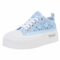 Damen Low-Sneakers - blue