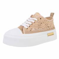 Damen Low-Sneakers - khaki