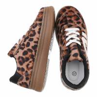 Damen Low-Sneakers - leopard