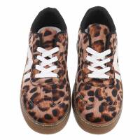 Damen Low-Sneakers - leopard