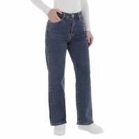 Damen High Waist Jeans von Laulia - blue