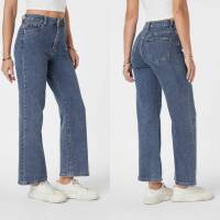 Damen High Waist Jeans von Laulia - blue