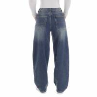 Damen High Waist Jeans von Laulia - blue