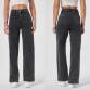 Damen High Waist Jeans von Laulia - black