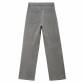 Damen Hose in Lederoptik von Laulia - grey
