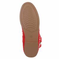 Damen Western- & Bikerboots - red