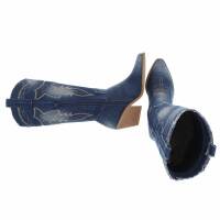 Damen Western- & Bikerboots - dblue