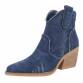 Damen Western- & Bikerboots - dblue
