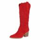 Damen Western- & Bikerboots - redsuede
