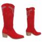 Damen Western- & Bikerboots - redsuede
