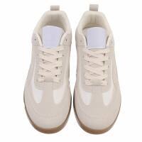 Damen Low-Sneakers - beige