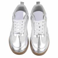 Damen Low-Sneakers - silver