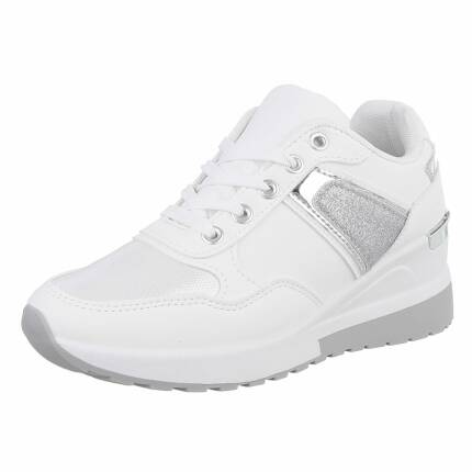 Damen Keilabsatz-Sneakers - white