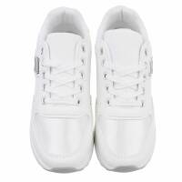 Damen Keilabsatz-Sneakers - white
