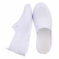 Damen Slipper - white