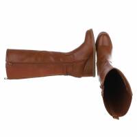Damen High-Heel Stiefel - camel