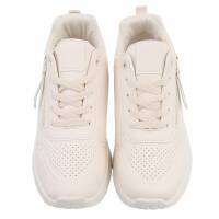 Damen Low-Sneakers - beige