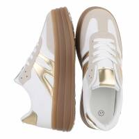 Damen Low-Sneakers - whitegold