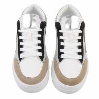 Damen Low-Sneakers - gold