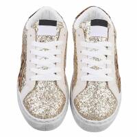 Damen Low-Sneakers - gold