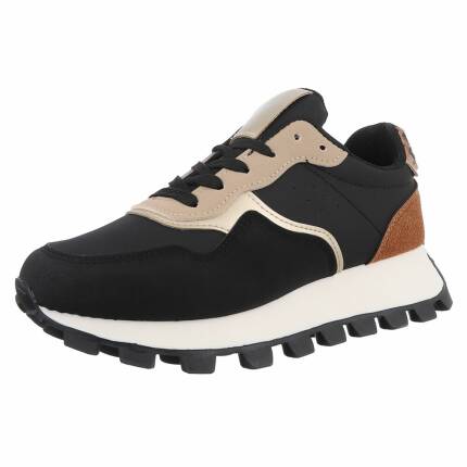 Damen Low-Sneakers - black