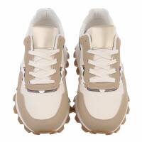Damen Low-Sneakers - khaki