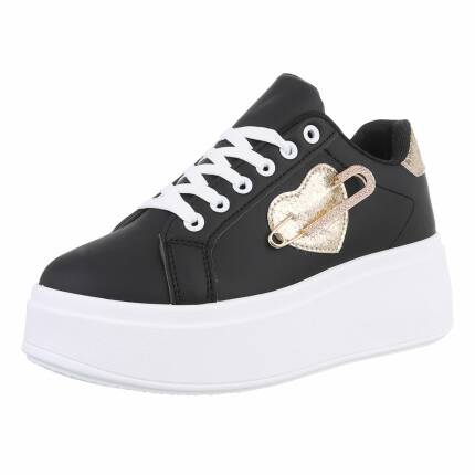 Damen Low-Sneakers - black
