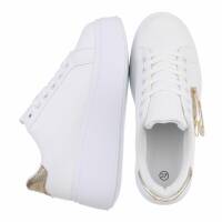 Damen Low-Sneakers - gold