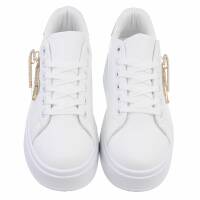 Damen Low-Sneakers - gold