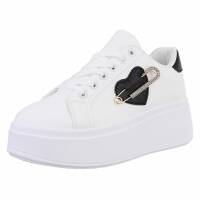 Damen Low-Sneakers - whiteblack Gr. 39