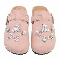 Damen Pantoletten - pink