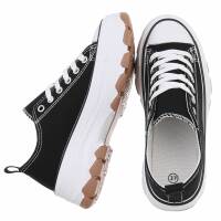 Damen Low-Sneakers - black