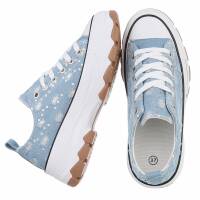 Damen Low-Sneakers - blue