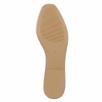 Damen Pantoletten - beige