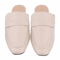Damen Pantoletten - beige
