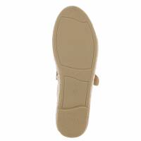 Damen Pantoletten - beige