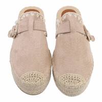 Damen Pantoletten - khaki