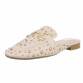 Damen Pantoletten - beige
