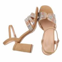 Damen Sandaletten - camel