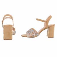 Damen Sandaletten - camel