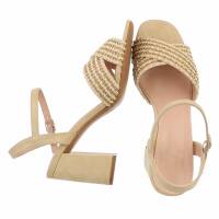Damen Sandaletten - beige