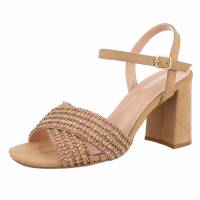 Damen Sandaletten - camel