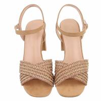 Damen Sandaletten - camel