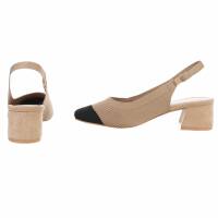 Damen Klassische Pumps - khaki