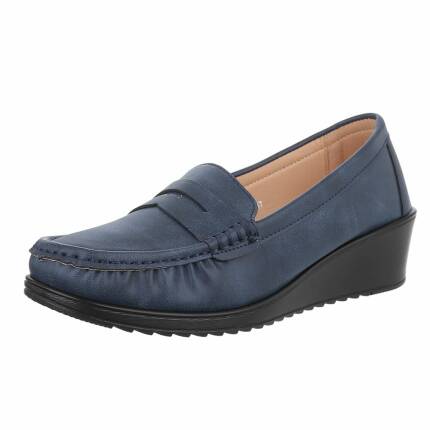 Damen Mokassins - blue